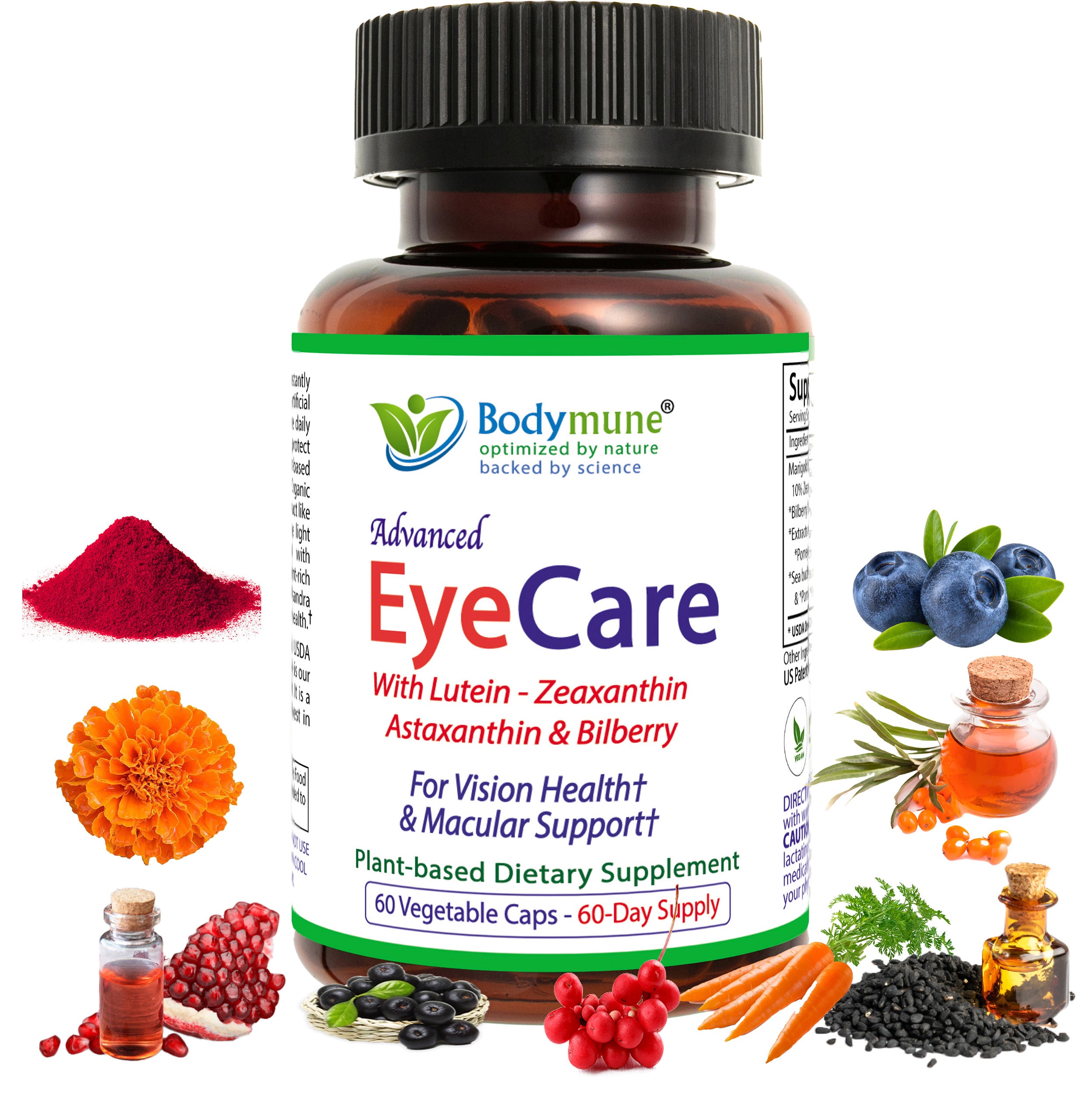 Organic Eye Supplement | USA Made | Bodymune Advanced EyeCare