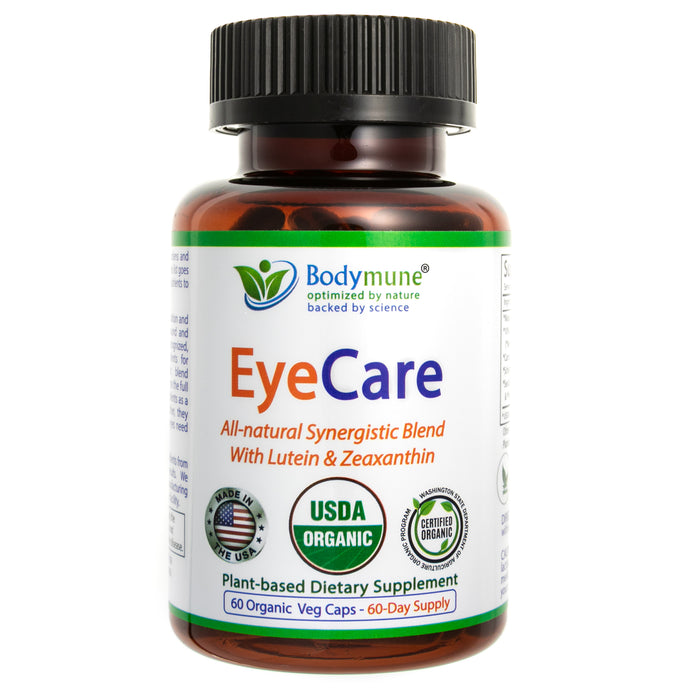 EyeCare Natural Organic Eye Care Supplement Eye Care, Eye Support Bodymune