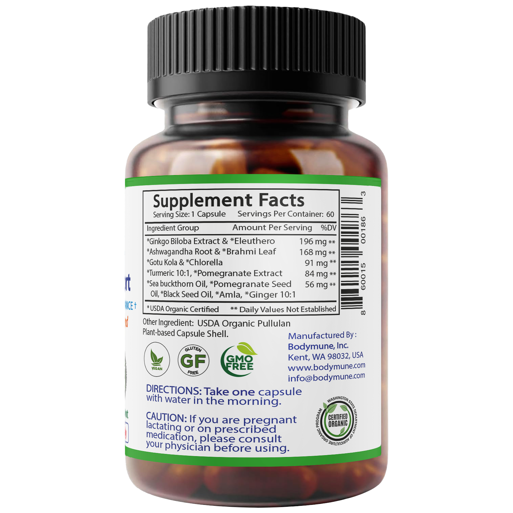 Bodymune Memory Support | Organic Memory Supplement