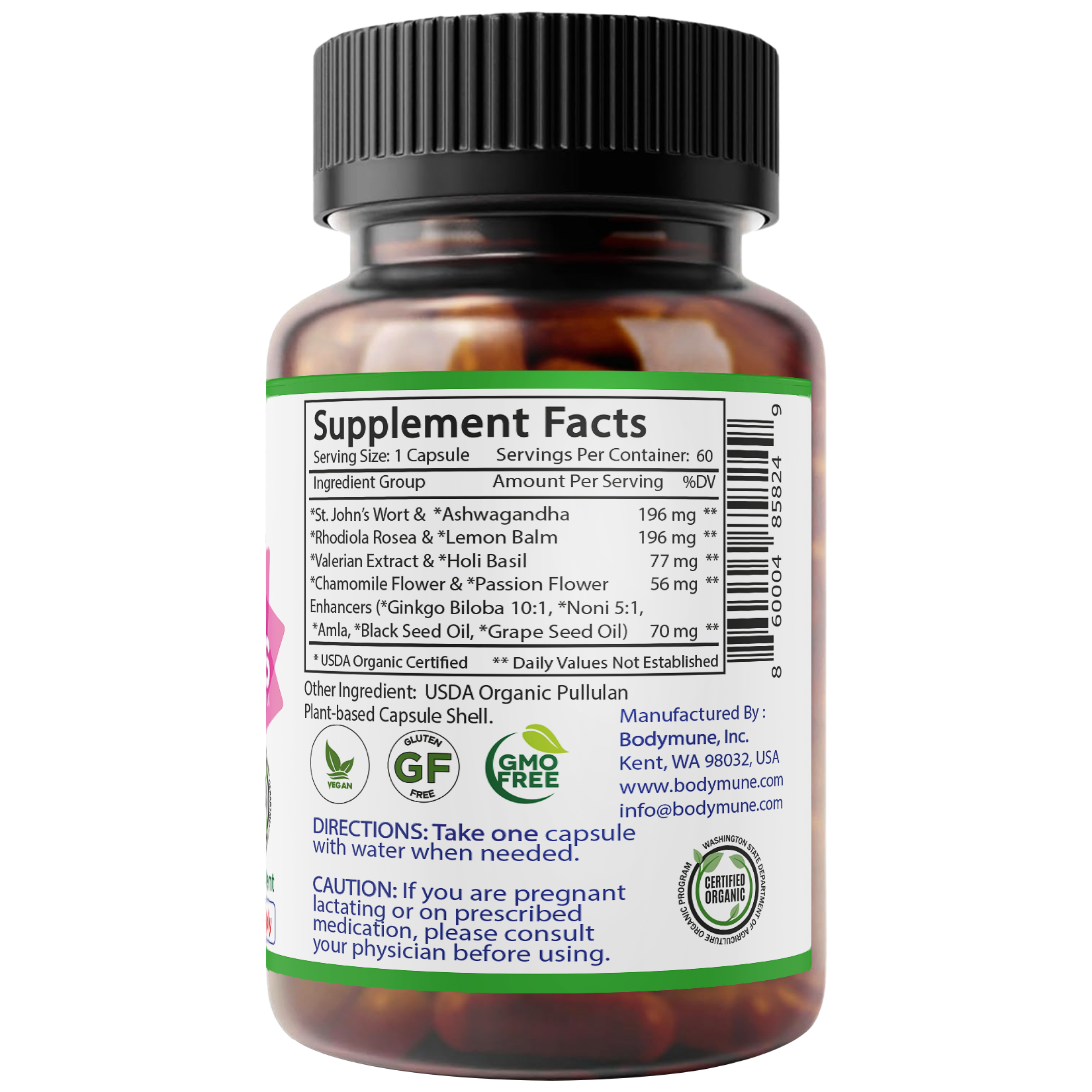 Bodymune MoodBliss | Organic Mood Supplement
