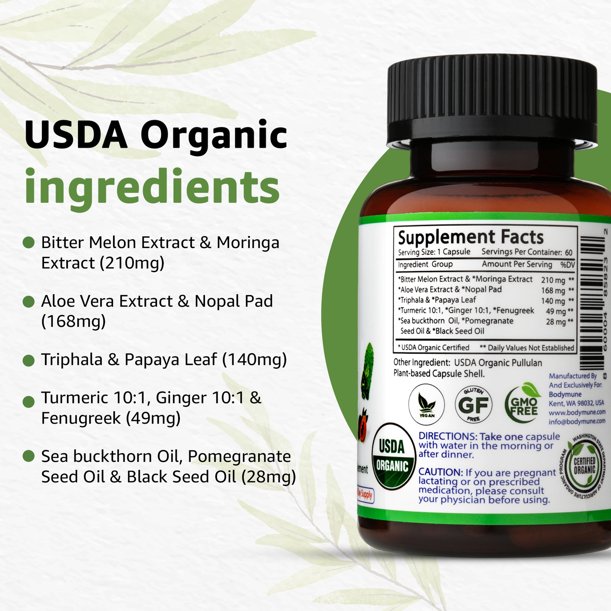Bodymune SugarSupport | Organic Blood Glucose Supplement