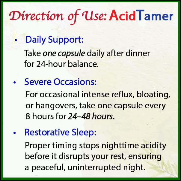 Bodymune AcidTamer Acid Relief | Natural Organic Gut Health Support