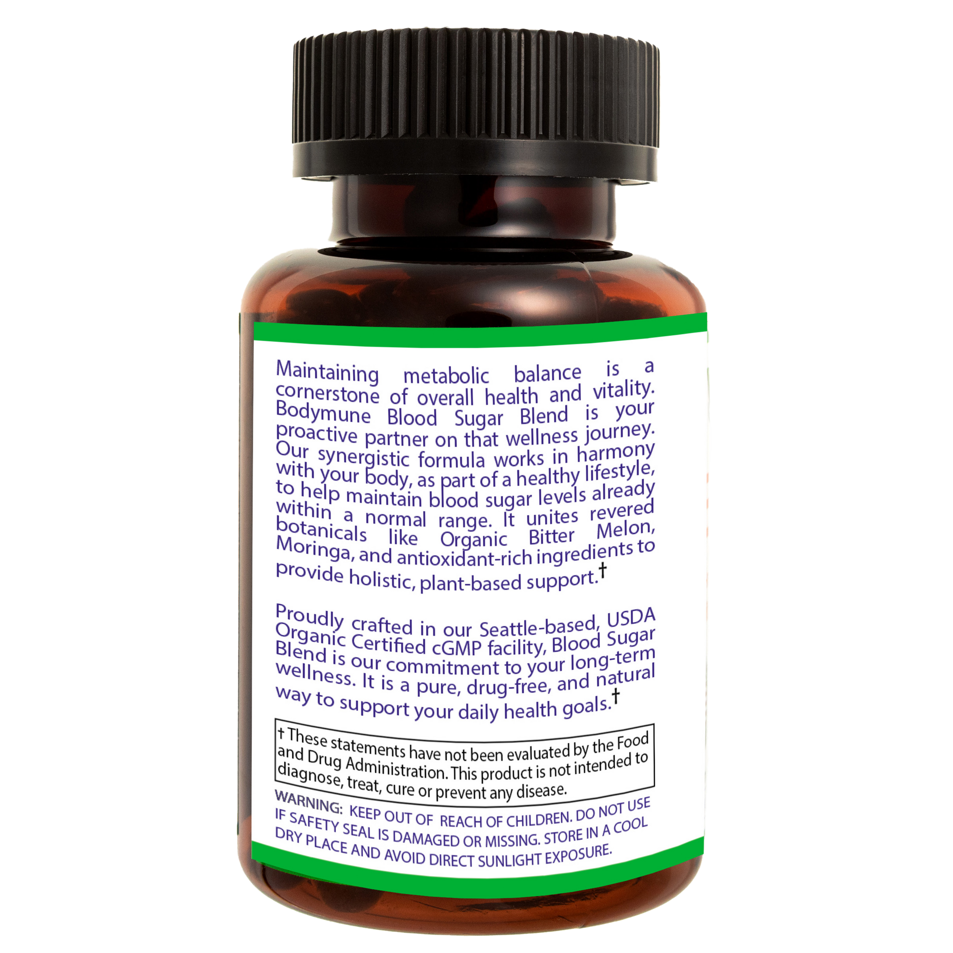 Bodymune Blood Sugar Blend | Organic Blood Glucose Supplement