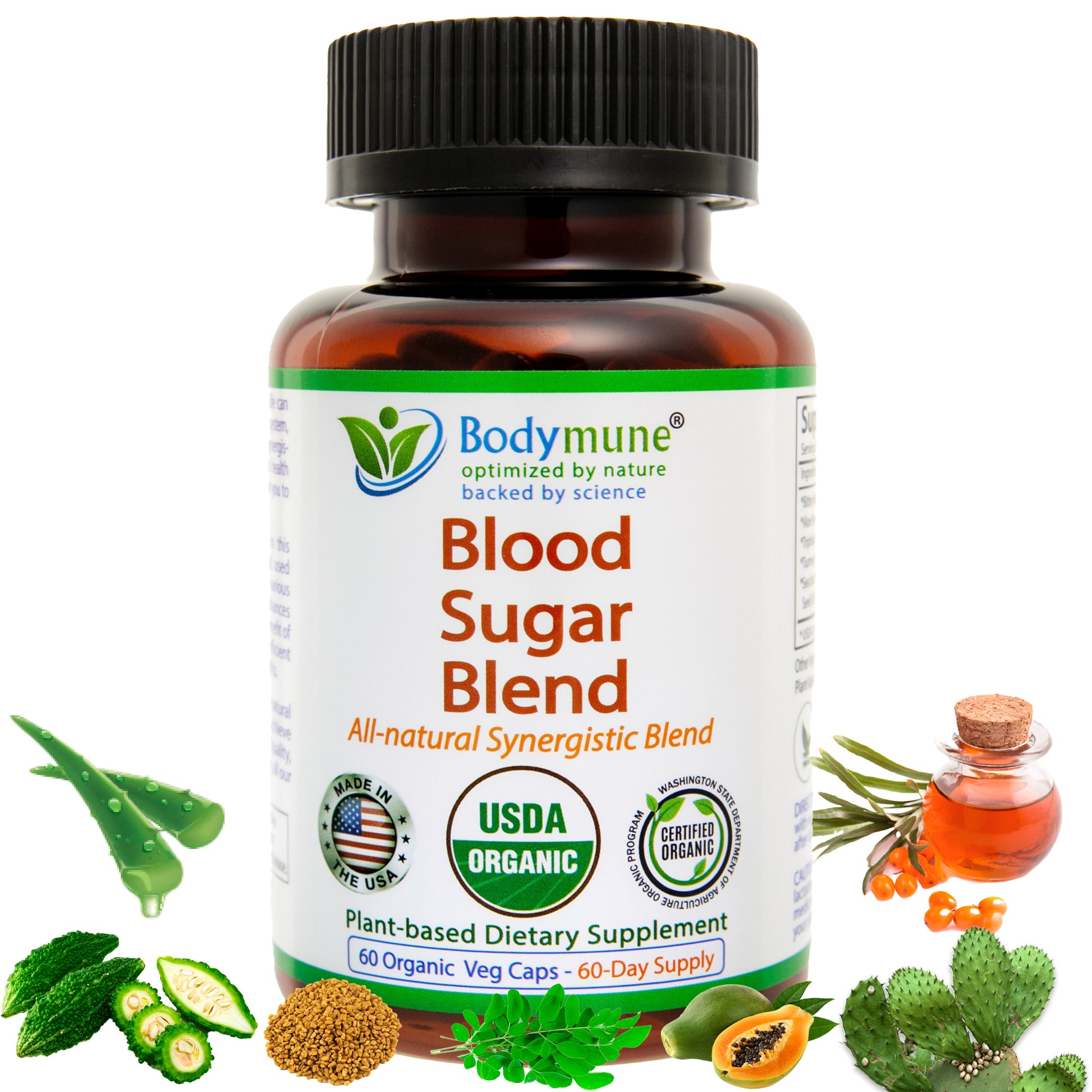 Bodymune Blood Sugar Blend | Organic Blood Glucose Supplement