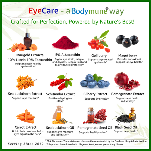 Bodymune Advanced EyeCare | Eye Health Supplement