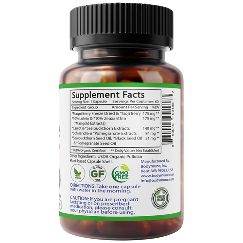 Bodymune Advanced EyeCare | Organic Eye Supplement