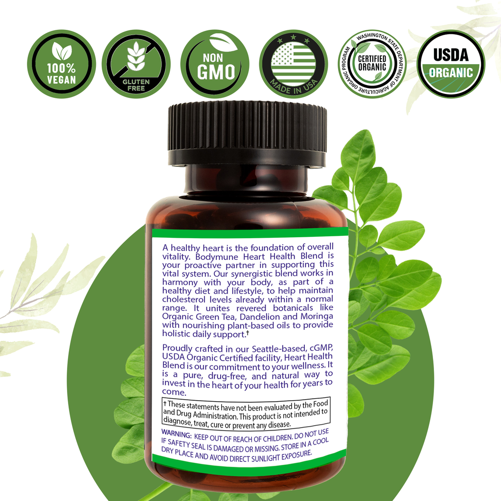 Bodymune Heart Health Blend | Herbal Support for Cholesterol