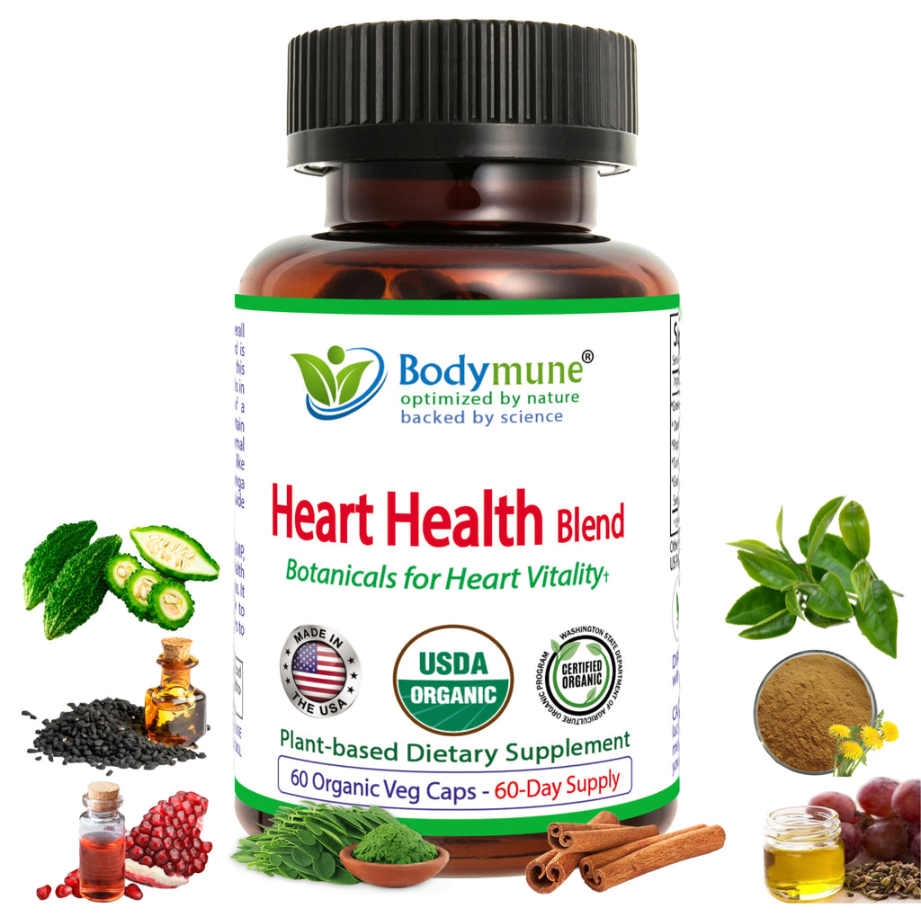 Bodymune Heart Health Blend | Herbal Support for Cholesterol