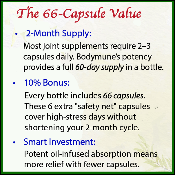 Bodymune Advanced JointWorks | Organic Joint Health Supplement