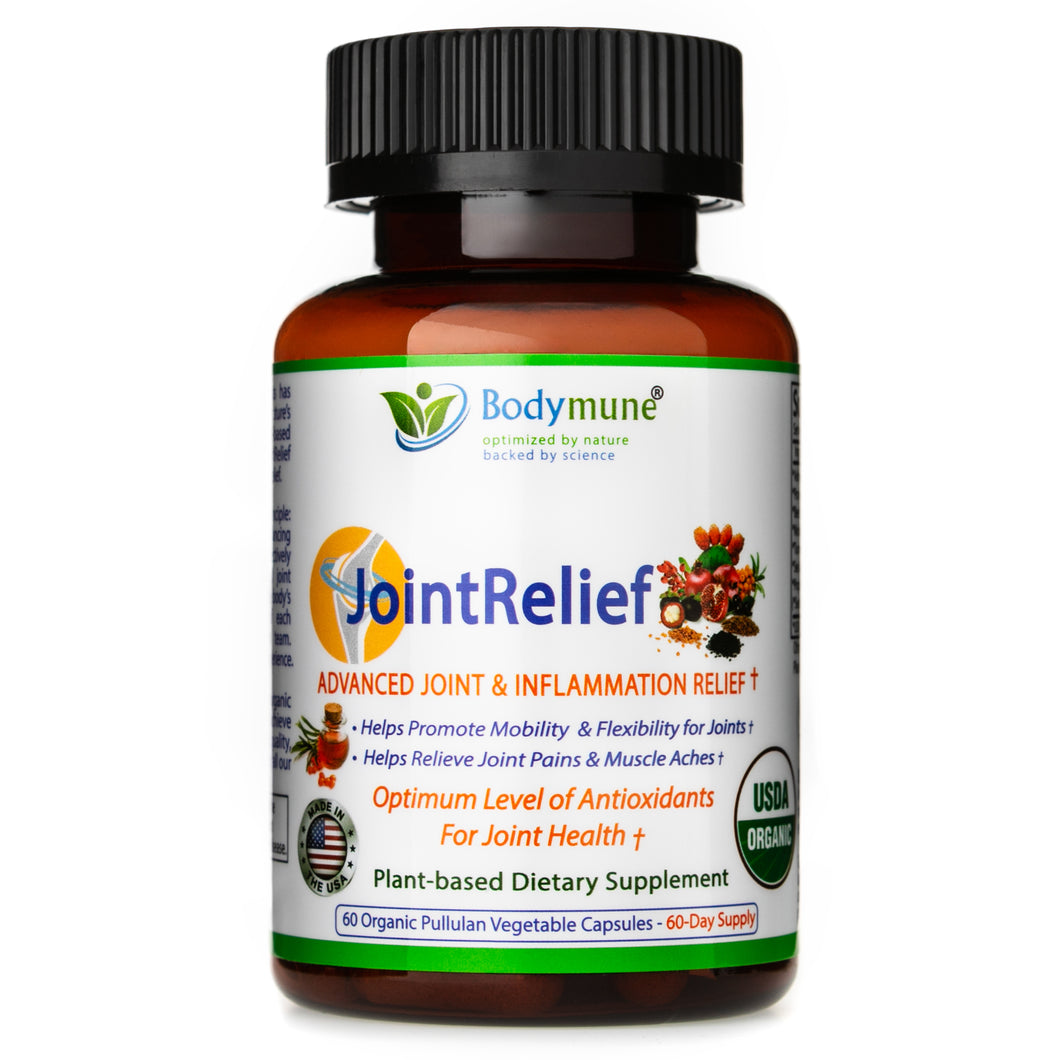 JointRelief Natural Organic Joint Supplement Joint Health Bodymune