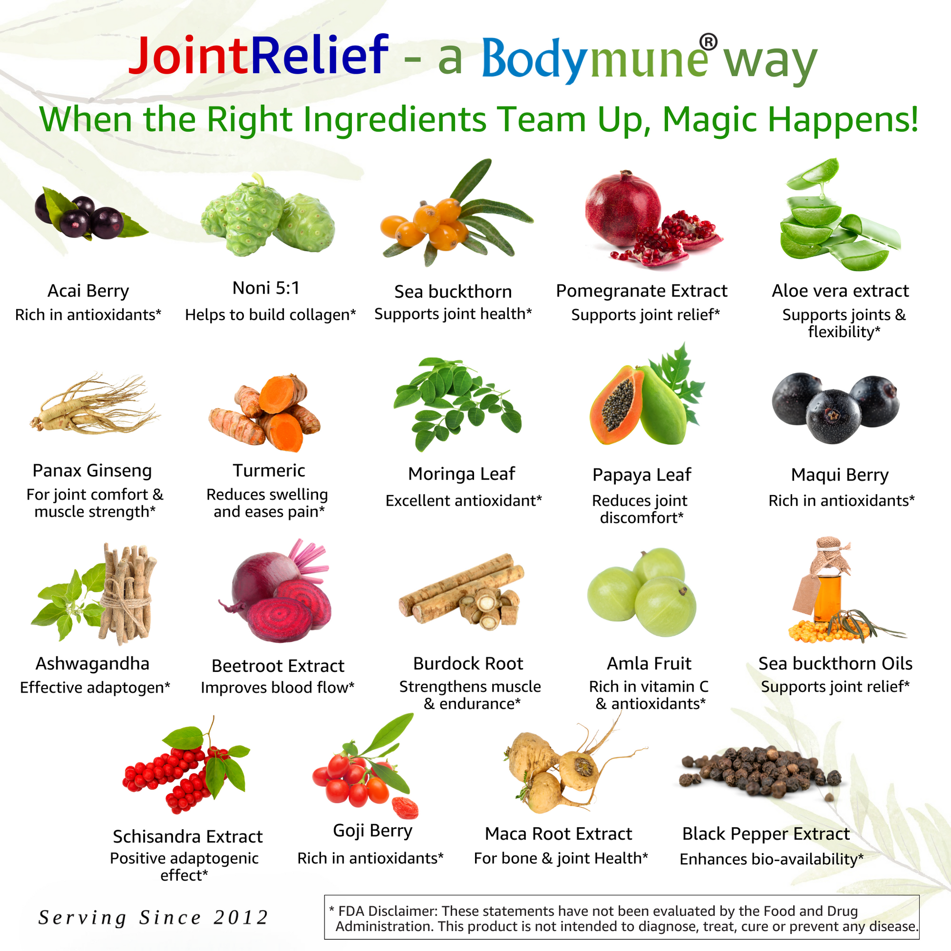 Bodymune Advanced JointRelief | Organic Joint Health Supplement