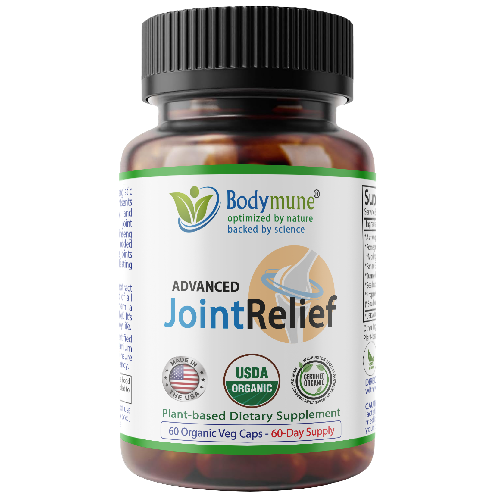Bodymune Advanced JointRelief | Organic Joint Health Supplement
