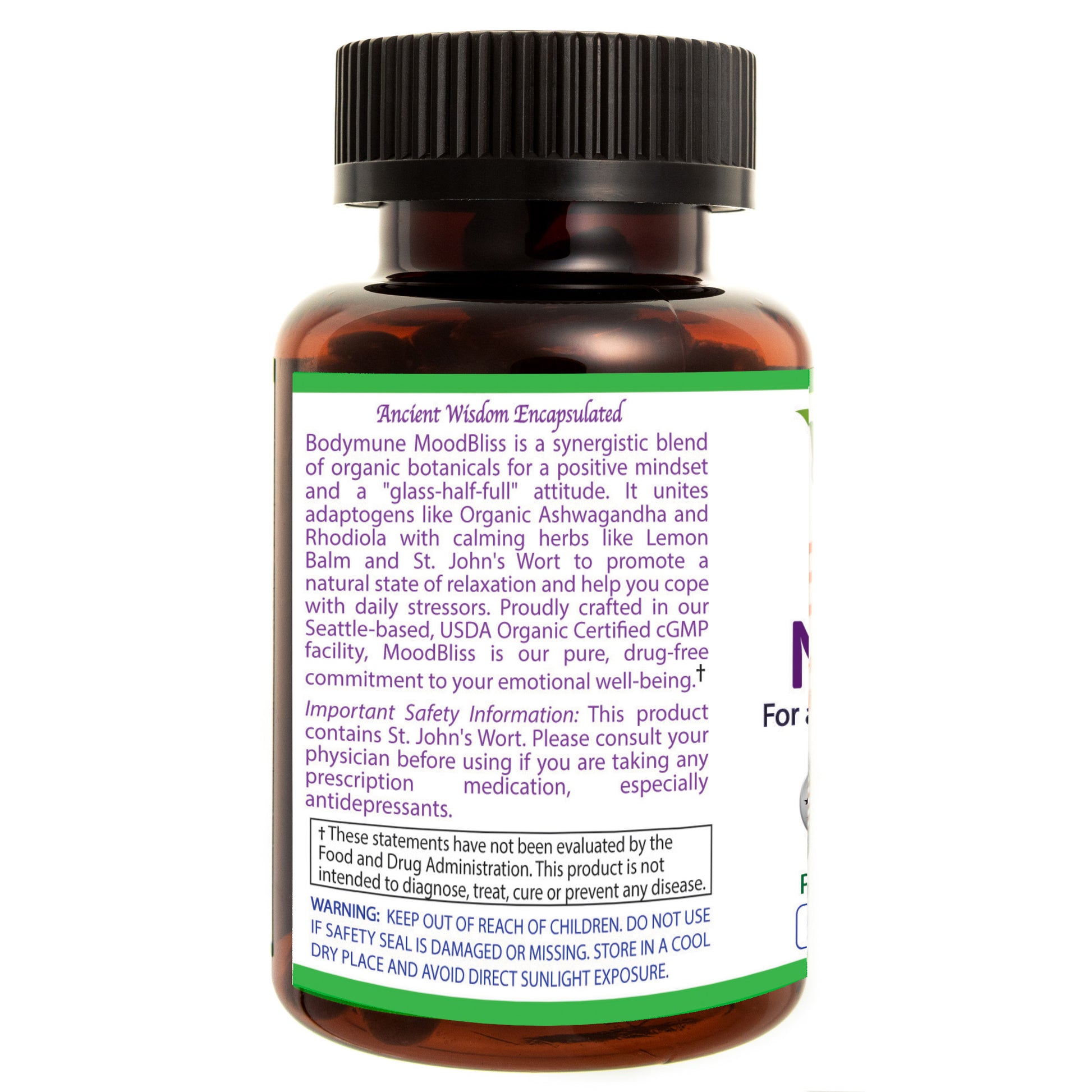 Bodymune MoodBliss | Organic Mood Supplement