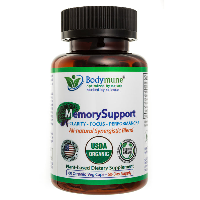 MemorySupport Natural Organic Memory Support Memory Support Nutrition Bodymune