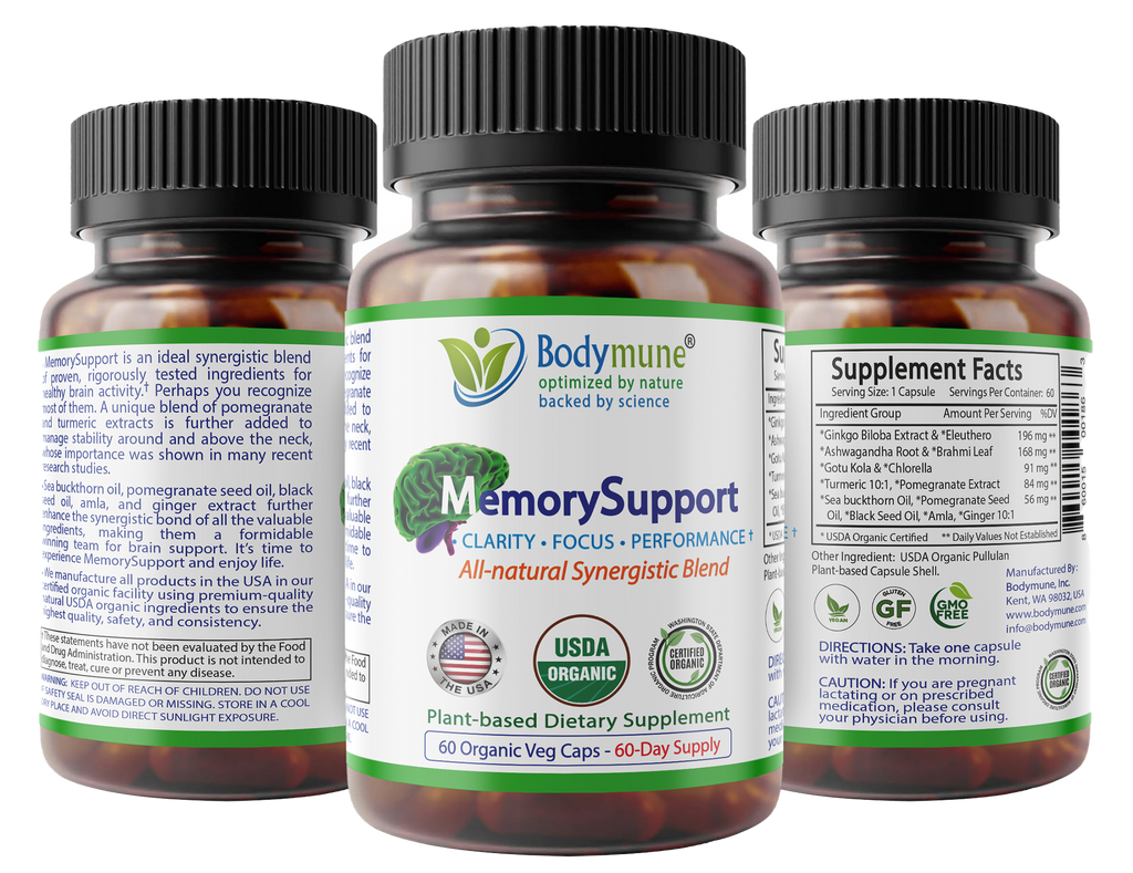 Bodymune Memory Support | Organic Memory Supplement