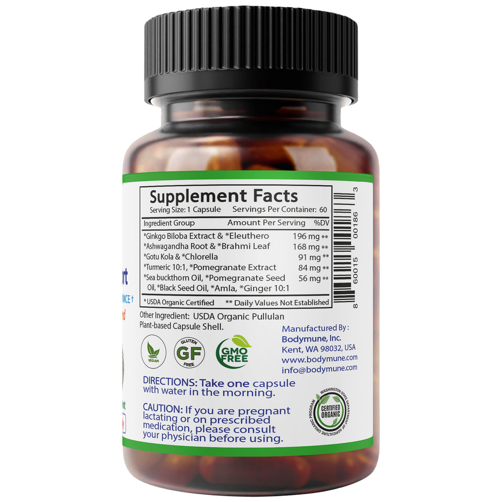 Bodymune Memory Support | Organic Memory Supplement