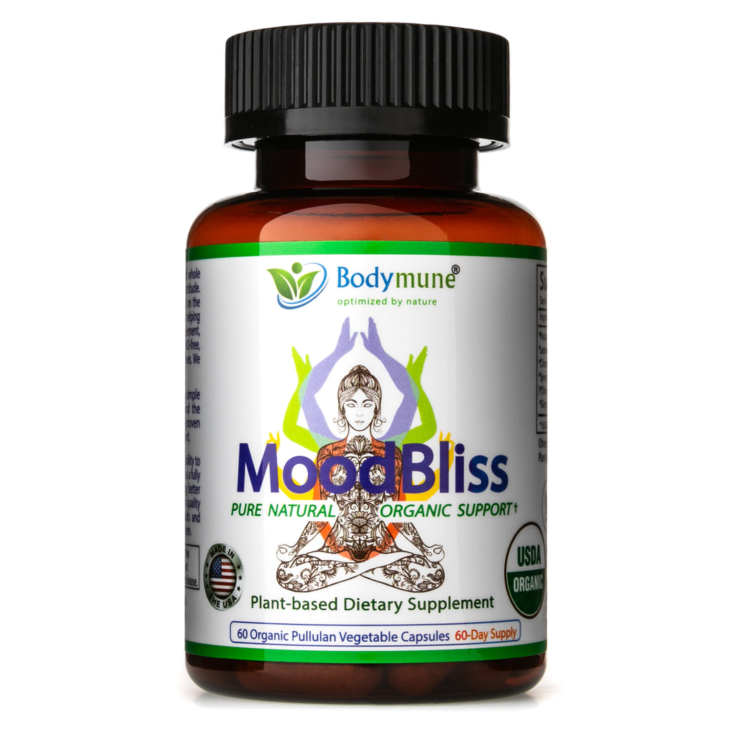 mood bliss, moos support, stress relief, anti stress, anti depressent, anti anxiety, mood support, organic all natural supplement