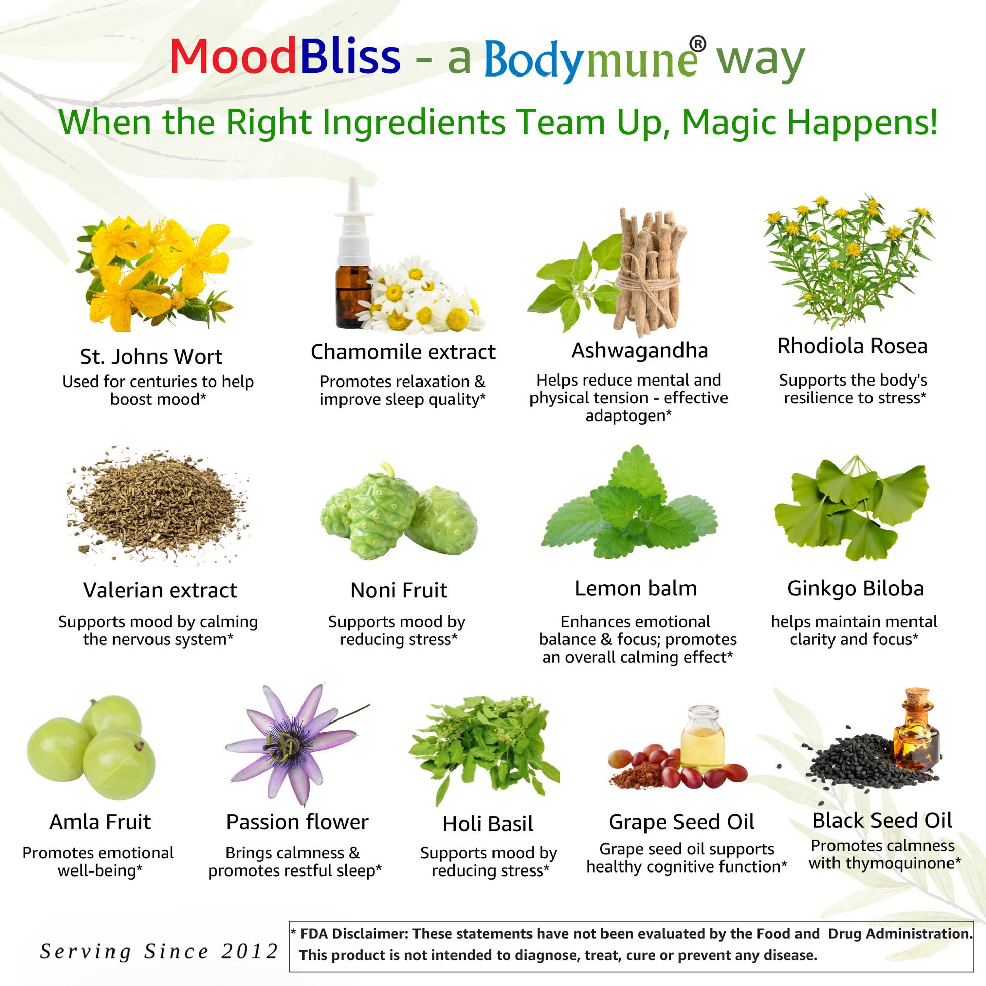 Bodymune MoodBliss | Organic Mood Supplement