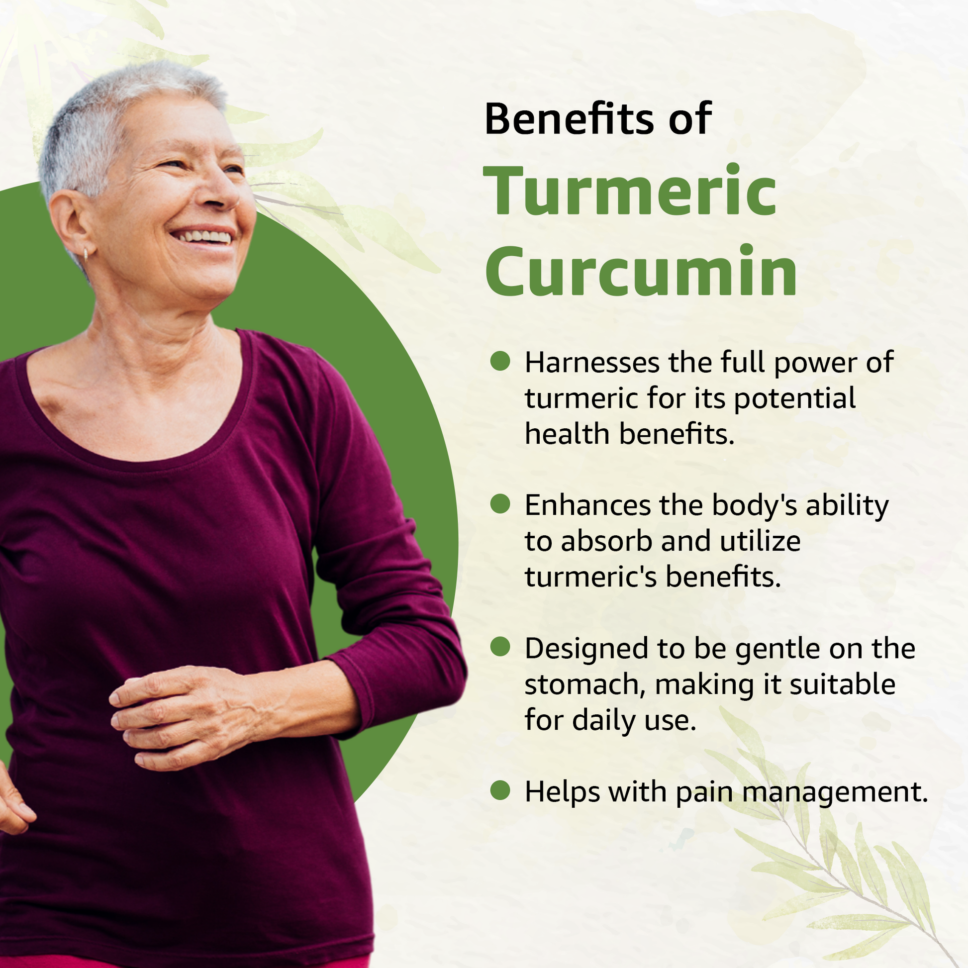Organic Turmeric Curcumin Supplement | Turmeric Powder Capsules