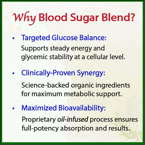 Bodymune Blood Sugar Blend | Organic Blood Glucose Supplement
