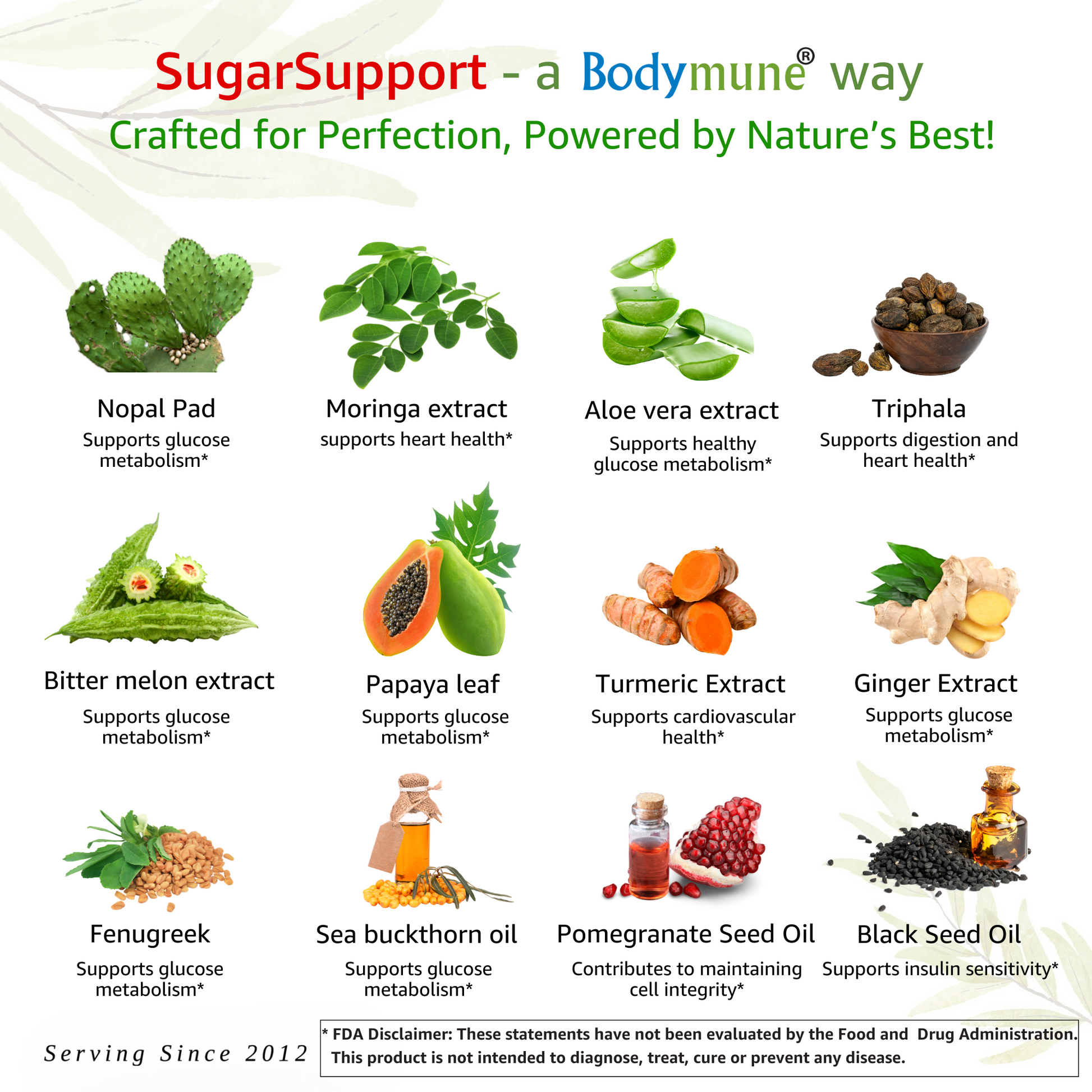 Bodymune SugarSupport | Organic Blood Glucose Supplement