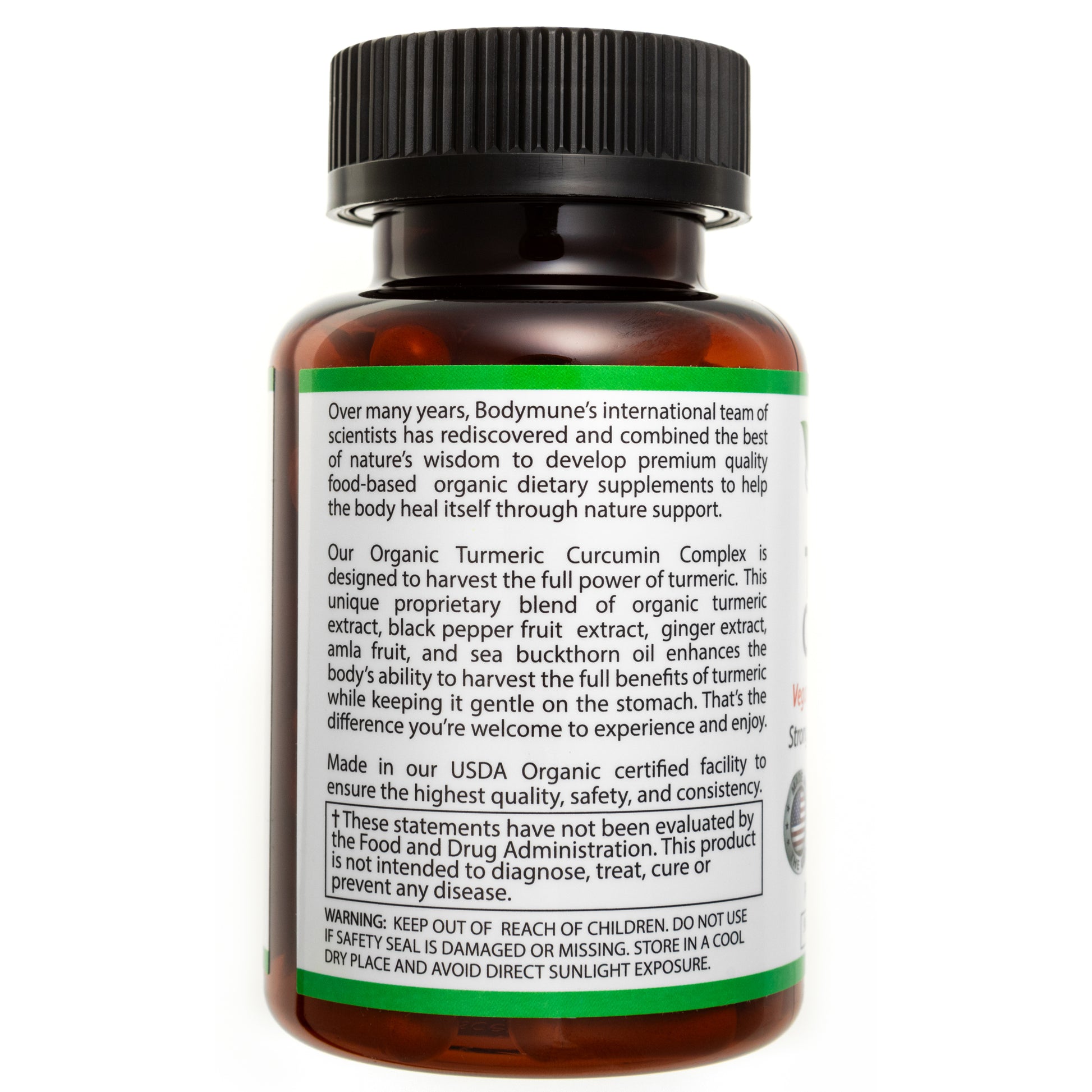 Organic Turmeric Curcumin Supplement | Turmeric Powder Capsules